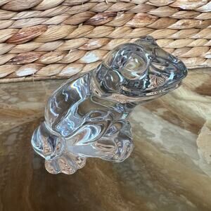 Princess house crystal Frog